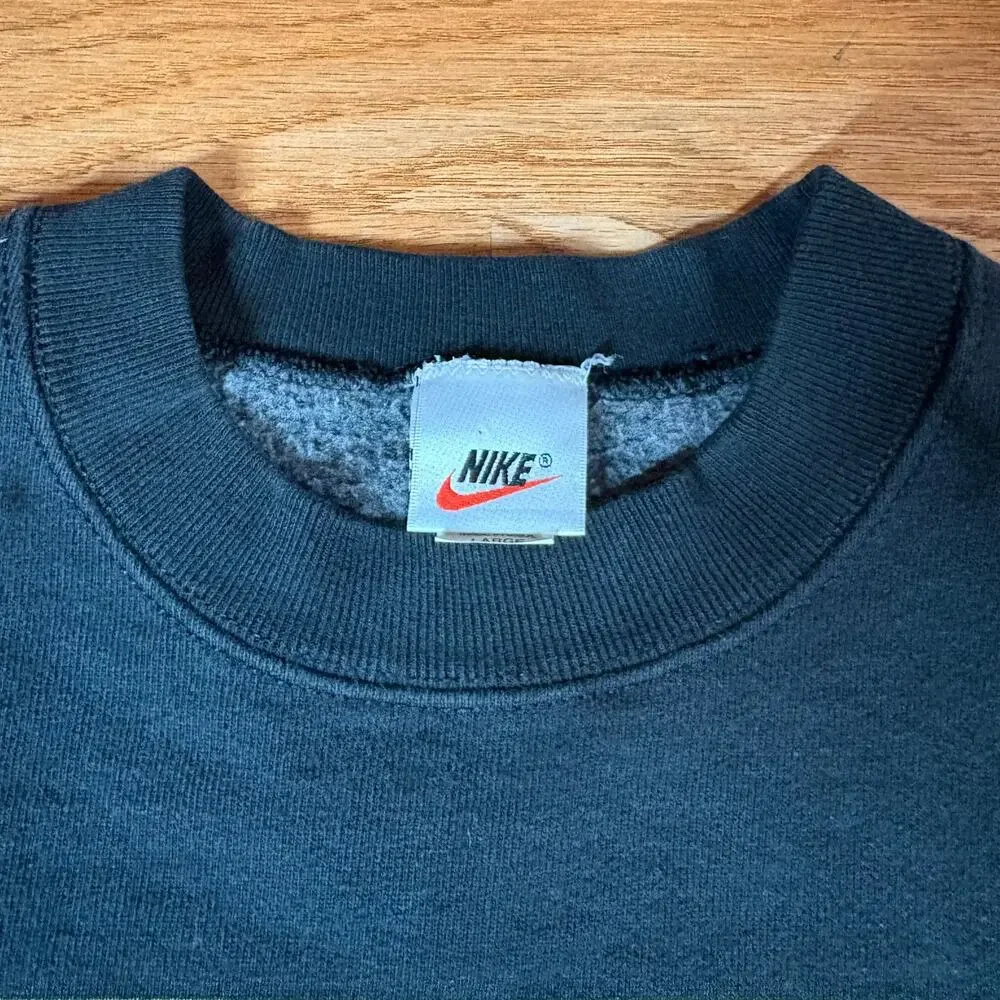 Vintage Nike 1995 NCAA Final Four Black Sweatshirt Crewneck Mens‎ Sz L Preowned